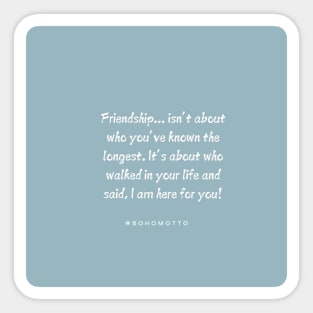Positive Friendship Quote Sticker